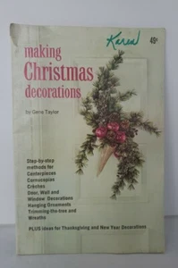 Vintage 1964 “Making Christmas Decorations” By Gene Taylor Magazine Centerpiece - Picture 1 of 14