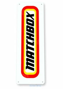 MATCHBOX 11X4 INSEGNA LATTA RIPRODUZIONE NOSTALGICA PUBBLICITÀ USA - Foto 1 di 1