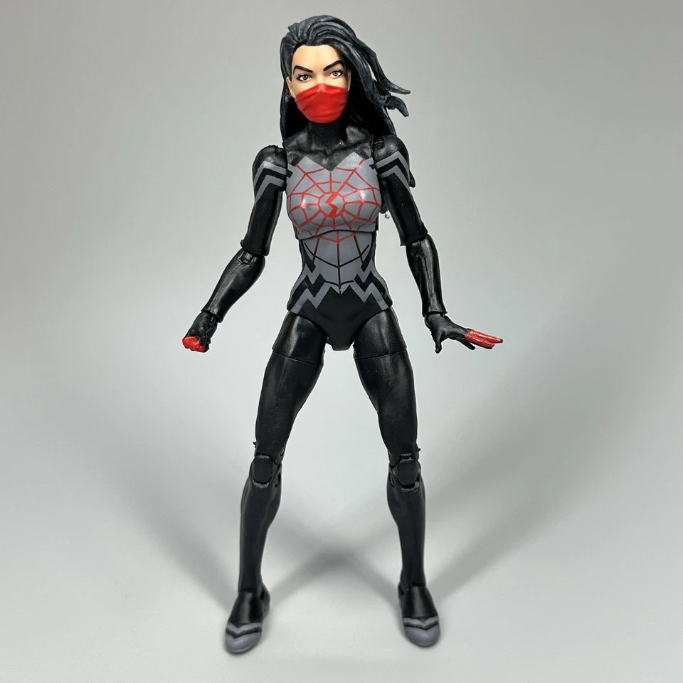 Figura de acción Marvel Legends Spider-Man Silk 6" Space Venom Wave - Suelta Foto 1 de 4