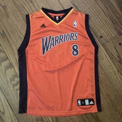 Vintage Golden State Warriors #8 Monta Ellis NBA Basketball Jersey Youth L 14/16 - Image 1 of 4