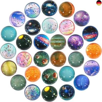 ANNHAO 30 Stück Flummies für Kinder, Flummi Planeten Spielzeug Geschenk K