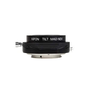 KIPON Tilt Adapter for M42 Screw Lens to Sony E Mount Mirrorless Camera - Picture 1 of 4