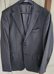 M.J. Bale Guyra Black Suit RRP $750 Worn once. Jacket - 42, Trousers - 32 Slim - Picture 1 of 10