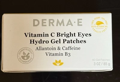 derma e Vitamin C Bright Eyes Hydro Gel Patches - 60ct - Image 1 of 4