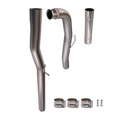 Tubo de escape tubo de acero para Chevy Silverado GMC Sierra 6,6 L Duramax 2011-2015 Foto 1 de 4