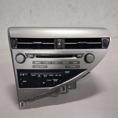 Interruptor receptor de rádio mídia climática 2010-2012 Lexus RX350 RX450 CD PLAYER FABRICANTE DE EQUIPAMENTO ORIGINAL - Imagem 1 de 4