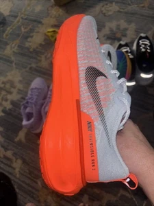 Nike ZoomX Invincible Run Flyknit 3 Pure Platinum Crimson DR2615 008 Sz 11.5 - Picture 1 of 10