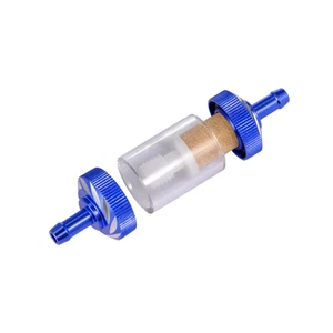 Motorcycle Modified Universal Aluminum Alloy Sheel Copper Core Oil Filter - Picture 1 of 4