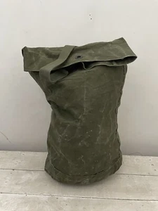Vietnam Era Army Olive Green Duffle Bag Type 1 Military Issued Large - Foto 1 di 13