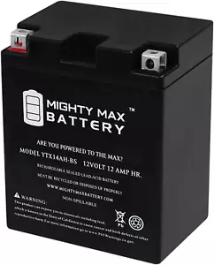 YTX14AH 12V 12AH Battery for Polaris 550 Sportsman EPS, X2 '10-14 - Picture 1 of 6