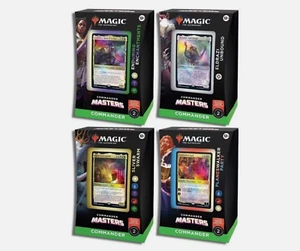 Magic The Gathering Commander Masters Set of 4 Decks - MTG TCG Eldrazi Unbound - Picture 1 of 4