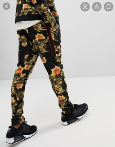 nike floral track pants