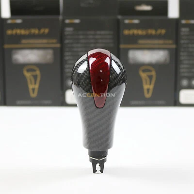 100% Black Carbon Fiber Gear Shift Knob For Infiniti G37 G25 - Image 1 of 4