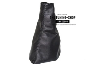 Gear Boot For Automatic VW T5 Transporter Caravelle 2003-16 Leather Black St - Picture 1 of 4