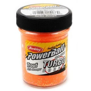 Berkley Powerbait Glitter Turbo Dough Trout Bait 42% Stronger Choice of Colors - Picture 1 of 5