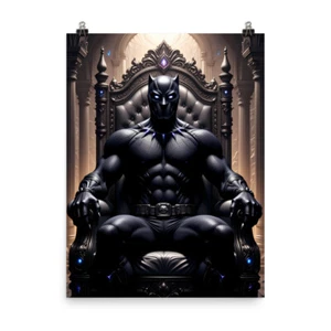 Black Panther Marvel MCU Wall Art Poster Print High Quality - Picture 1 of 5