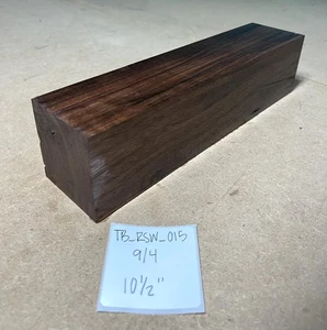 Black Walnut Turning Blank | 10.5" x 2.25" x 2.25" | Kiln Dried |TB_RSW_015 - Picture 1 of 2