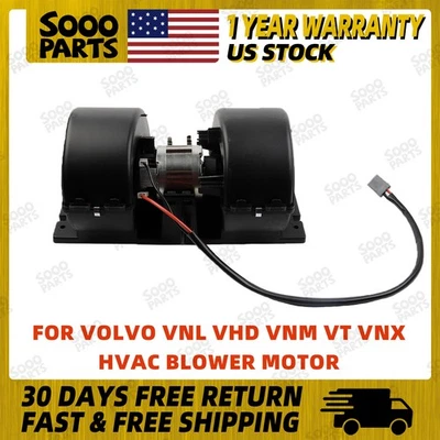 HVAC Heater Blower Motor With Wheel for Volvo 2010-2014 VHD VNM 2014 VNX Foto 1 de 4