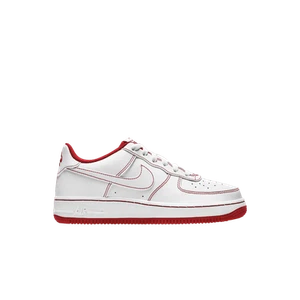 (GS) Nike Air Force 1 White University Red - Picture 1 of 1