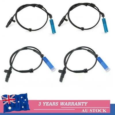 4x Front Rear L/R  ABS Wheel Speed Sensor For BMW E53 X5 34526756379 34526756380 - Изображение 1 из 4