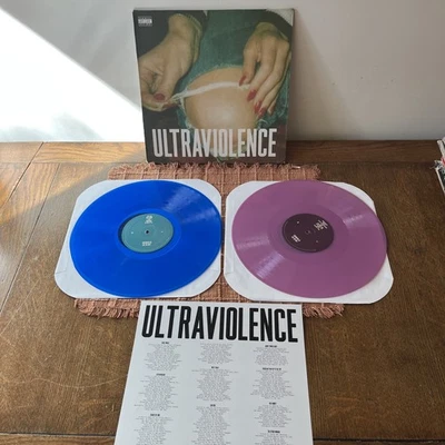 LANA DEL REY ULTRAVIOLENCE LIMITED EDITION 2 RECORD LP SET COLOR VINYL - Image 1 of 4