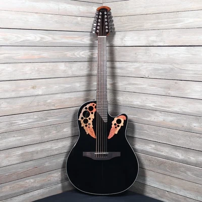 Guitarra Eléctrica Acústica Ovation Celebrity Elite E 12 Cuerdas CE4412-5 Grieta Superior Foto 1 de 4