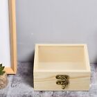 Brand New Hot Sale Wooden Box Storage Lovely Pale Wood Precision Cut 1pcs Gift