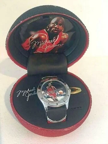 Wilson Michael Jordan Watch by Avon 1997 in Original Basketball Case Cover
