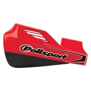 Coppia Paramani Moto Polisport MX Rocks Rosso Universal Handguards Cross Enduro - Imagen 1 de 2