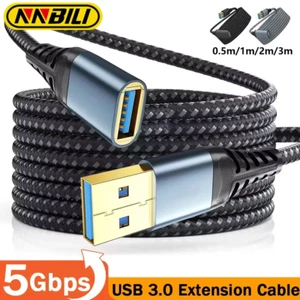 USB Verlängerung Kabel Stück 2M,USB 3.0 Verlängerungskabel A Stecker auf A Buc - Bild 1 von 17