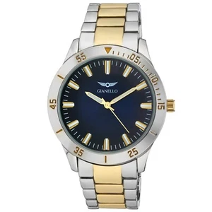 Gianello Men's 44mm Sport Diver Watch - 44mm Men's Diver Watch - Stainless Steel - Picture 1 of 7