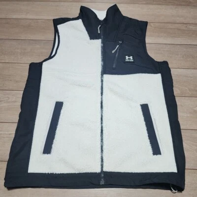 Chaleco Under Armour Mission Boucle para hombre talla mediana en blanco Summit/negro 1366096 Foto 1 de 4