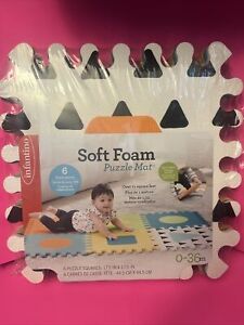 Infantino Soft Foam Puzzle Mat, 0-36 Months, Multicolor