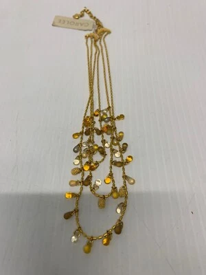 Multihilo vintage Carolee satinado tono dorado imitación perla ENVÍO GRATUITO Foto 1 de 4