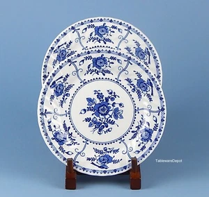 Johnson Brothers INDIES BLUE: Set of 2 Salad Plates, MINT/UNUSED Condition! - Picture 1 of 3