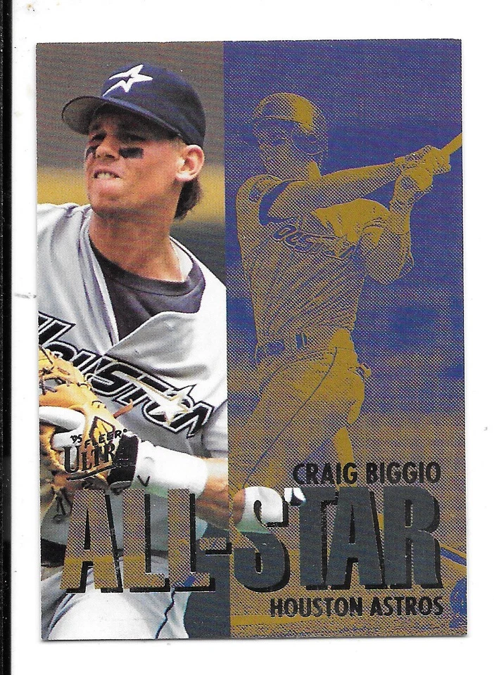 Z 1995 Ultra Baseball Craig Biggio Astros All Star #3 NRMT - Image 1 of 1
