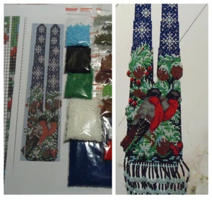 Kit for making a necklace gerdan. Beading Loom Pattern. #C6 - Picture 1 of 5