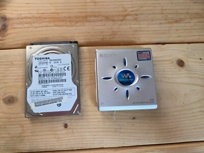 Reproductor de minidisco Sony MZ-E500 MDLP - Probado funcionando - Reproductor + Disco duro de 500 GB Foto 1 de 4