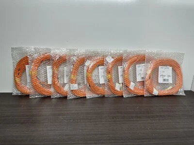 Lot Of 8 12R9915 MM50 25m 80ft LC-LC Fiber Channel Cable J14853 - A40 - Image 1 of 3