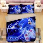 Sonic The Hedgehog 3D Bedding Sets Duvet Cover  2 Pillow Cases - 15 Styles