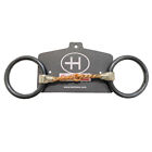 63BE Bar H Equine Weighted O Ring Twisted Copper Wire Horse Snaffle Bit|Bits
