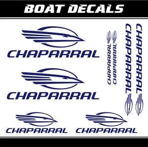 Chaparral boot aufkleber motorboot name boat sticker set bootsaufkleber fisch - Bild 1 von 10