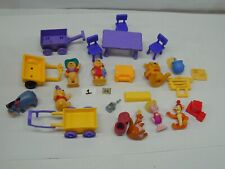 Lot of Vintage Winnie The Pooh Friendly Places Flocked Figures Accessories