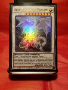 Blue-Eyes Spirit Dragon ULTRA RARE Limited Edition Perfect Mint!!! Yu-Gi-Oh! - Picture 1 of 4
