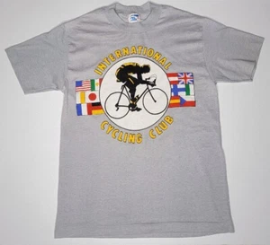 T-shirt grafica vintage anni 80 90 Pipeline USA club ciclistico internazionale Teen Med UNI - Foto 1 di 17