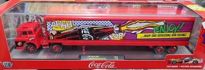 M2 MACHINES AUTO HAULERS Chase 1957 Ford C600 1970 Ford Mustang 428 SCJ Ch Coke - Image 1 of 4