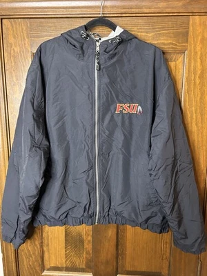 Chaqueta de Colección FSU Gear For Sport con Cremallera para Hombre Talla Grande Negra Foto 1 de 4