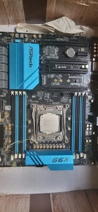 23x Motherboard teilweise mit CPUs, RAM Konvolut, Grafikkarten, sowie Lüfter - Bild 1 von 18