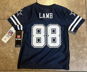 Dallas Cowboys Cee Dee Lamb Toddler JERSEY Size 4T NWT - Picture 1 of 4