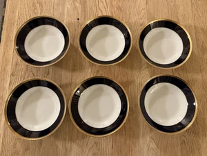 "6 cuencos de sopa Noritake Legacy Valhalla cupé azul cobalto 7-1/2""" - Imagen 1 de 6